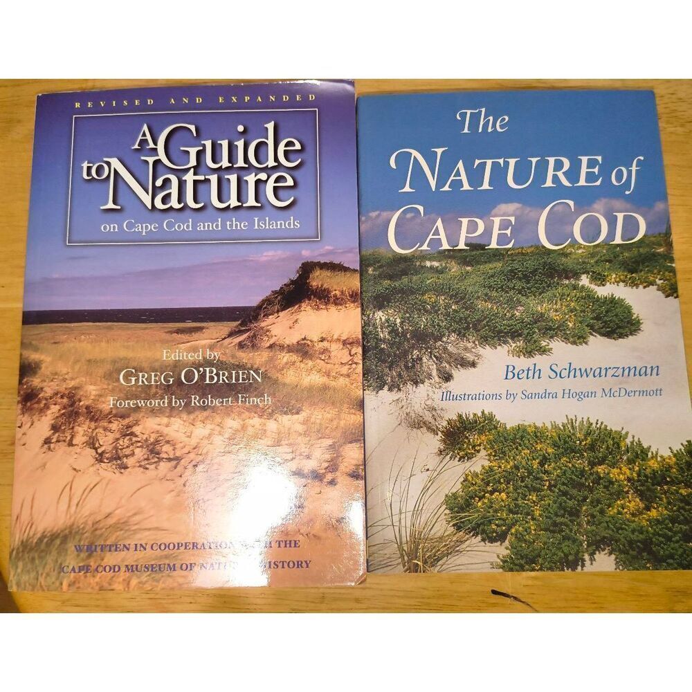 Lot of 2 Books A Guide to Nature on Cape Cod & The Nature of Cape Cod PB
